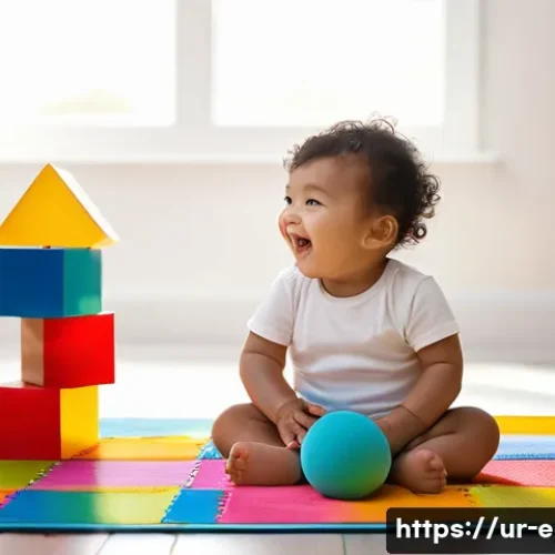 Home 28 지구과학자 연봉 협상 시 고려해야 할 점 - **Prompt:** A cheerful toddler, around 18 months old, sitting happily on a colorful play mat in a br...